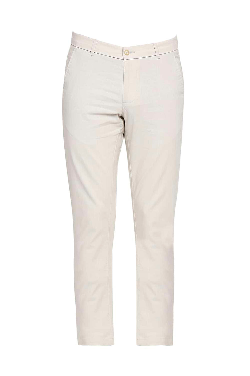 BASICS TAPERED FIT STRETCH TROUSER