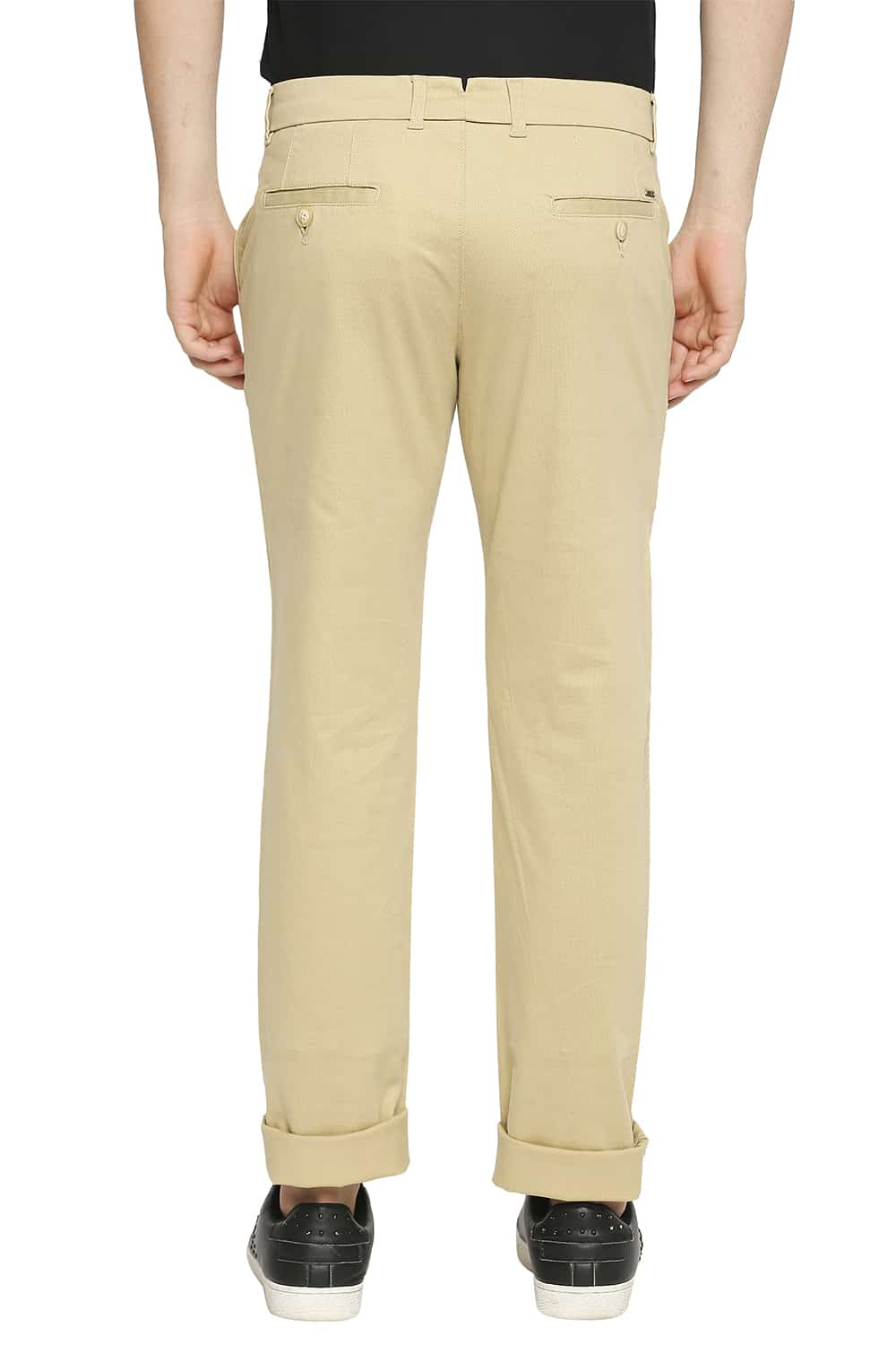 BASICS TAPERED FIT STRETCH TROUSER