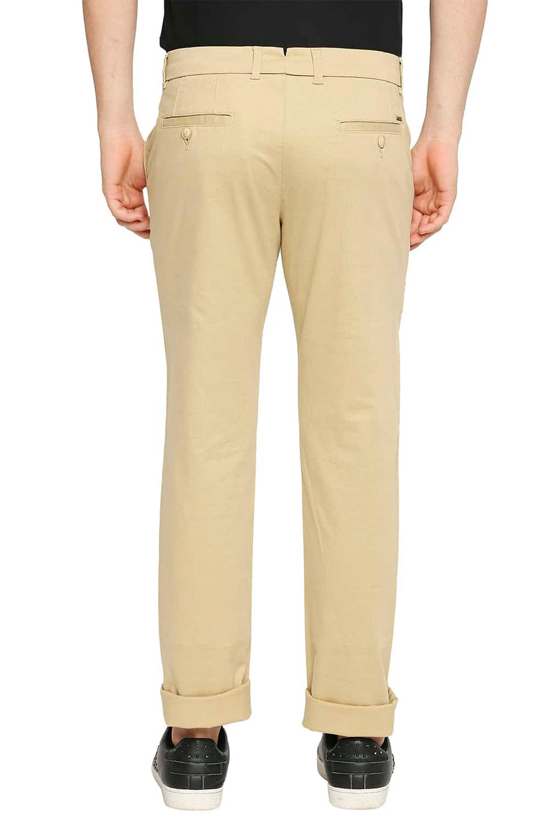 BASICS TAPERED FIT STRETCH TROUSER