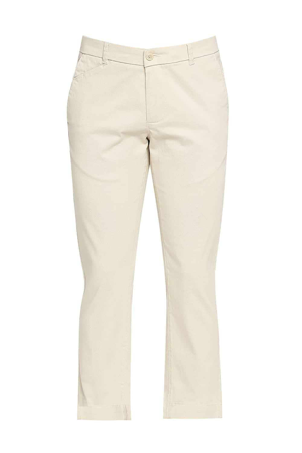 BASICS TAPERED FIT STRETCH TROUSER