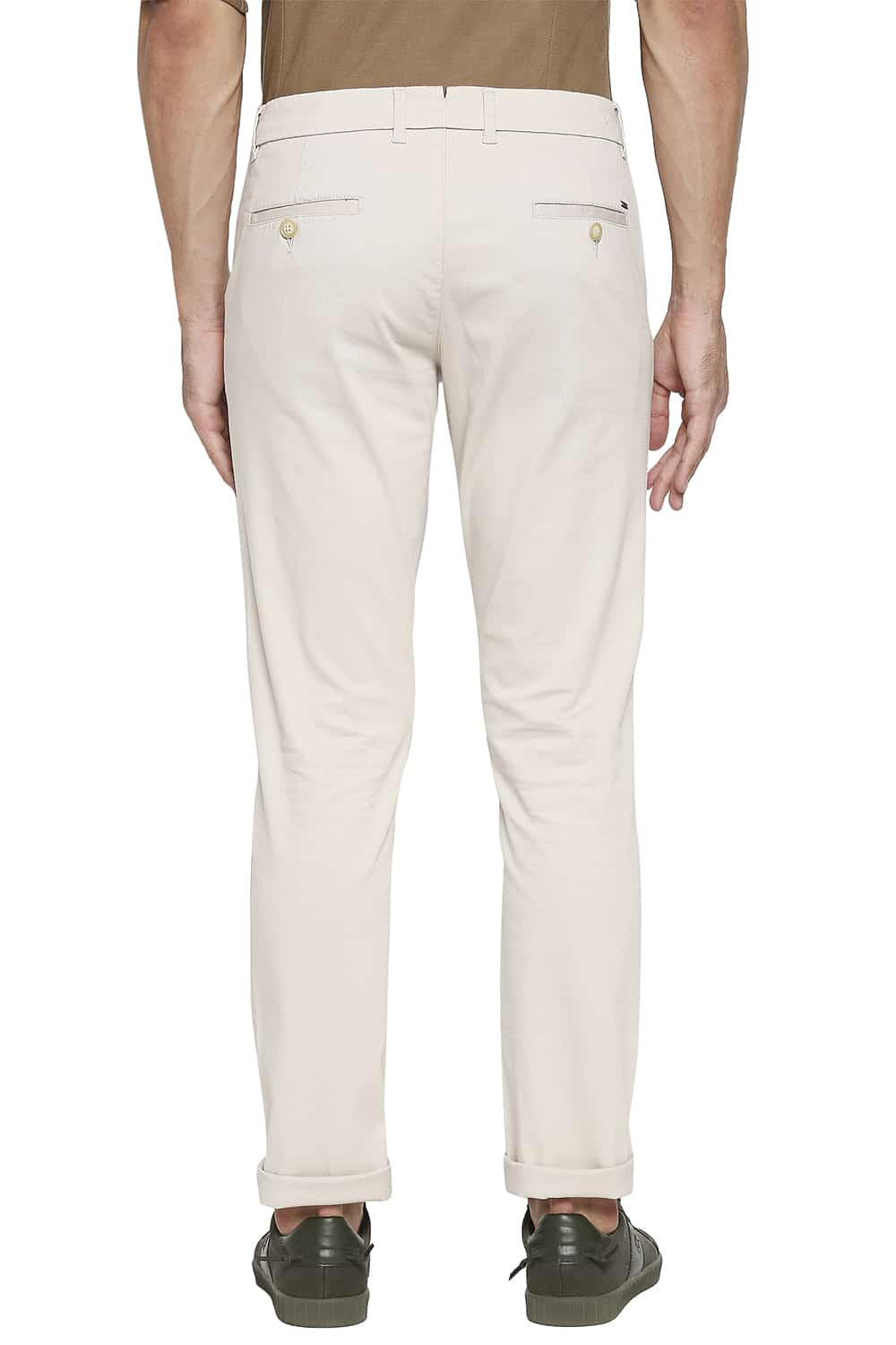 BASICS TAPERED FIT STRETCH TROUSER