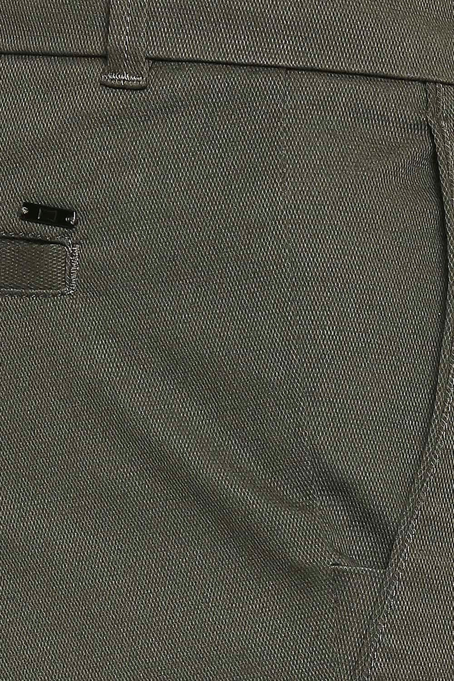 BASICS TAPERED FIT IVY OLIVE STRETCH TROUSER