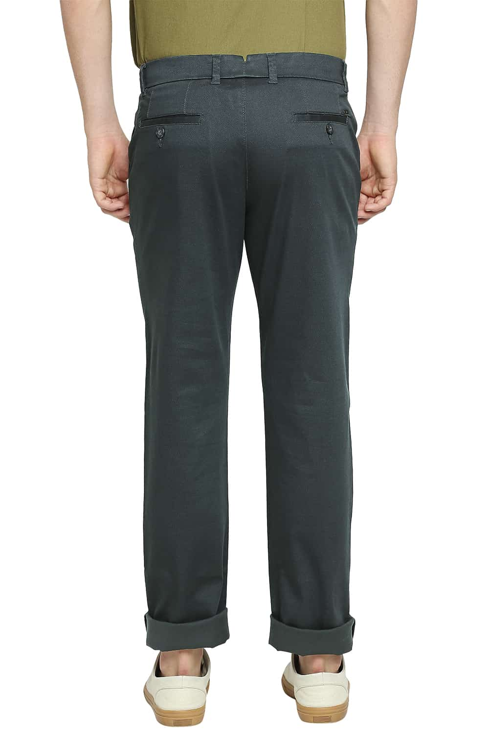 BASICS TAPERED FIT STRETCH TROUSER