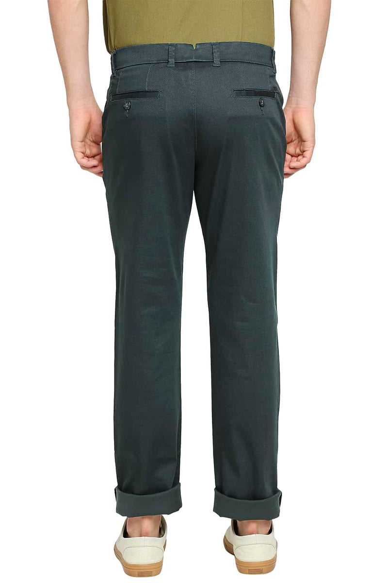 BASICS TAPERED FIT STRETCH TROUSER