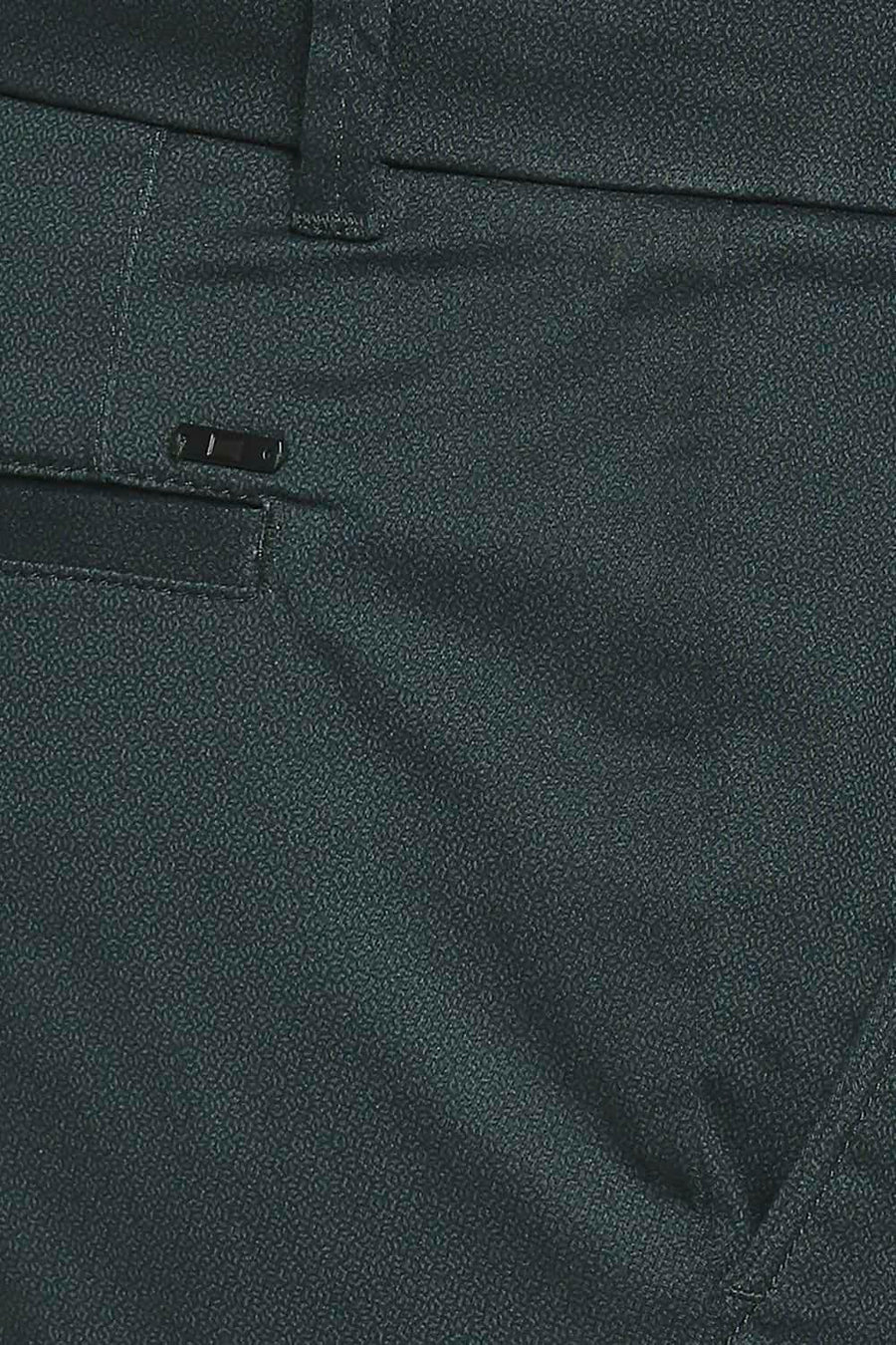 BASICS TAPERED FIT GABLES GREEN STRETCH TROUSER
