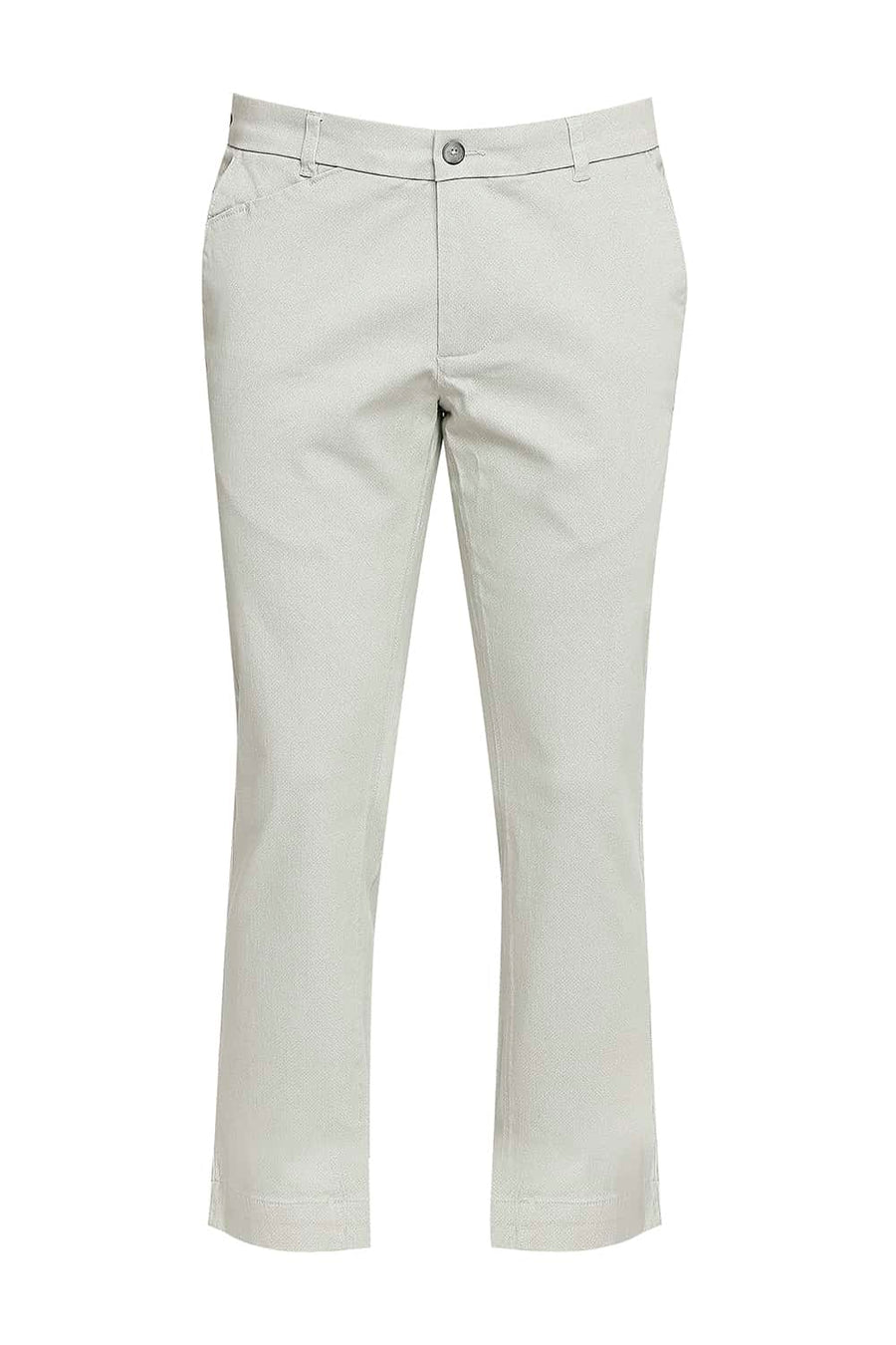 BASICS TAPERED FIT AQUA STONE STRETCH TROUSER