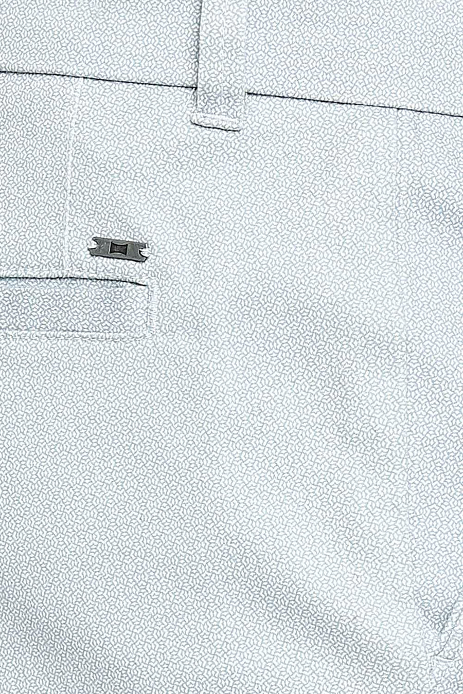 BASICS TAPERED FIT DEW GREY STRETCH TROUSER