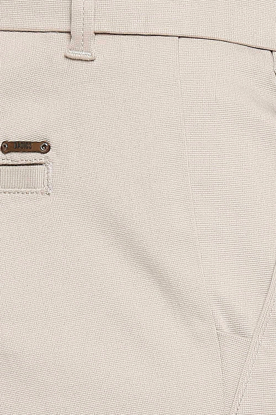 BASICS TAPERED FIT HUMUS BEIGE STRETCH TROUSER