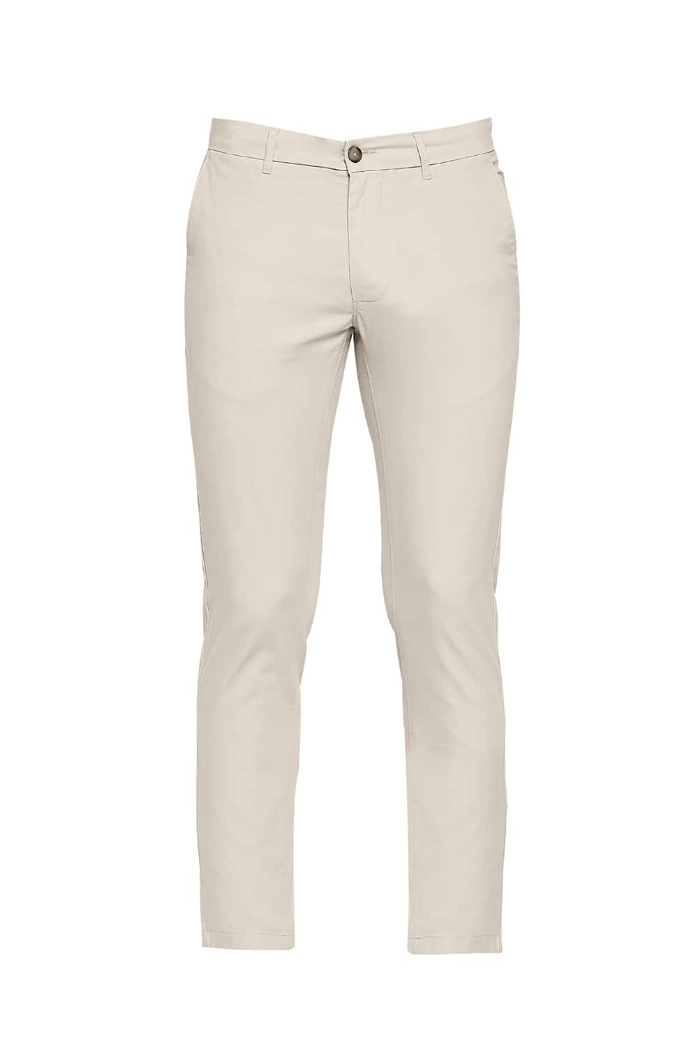 BASICS TAPERED FIT STRETCH TROUSER