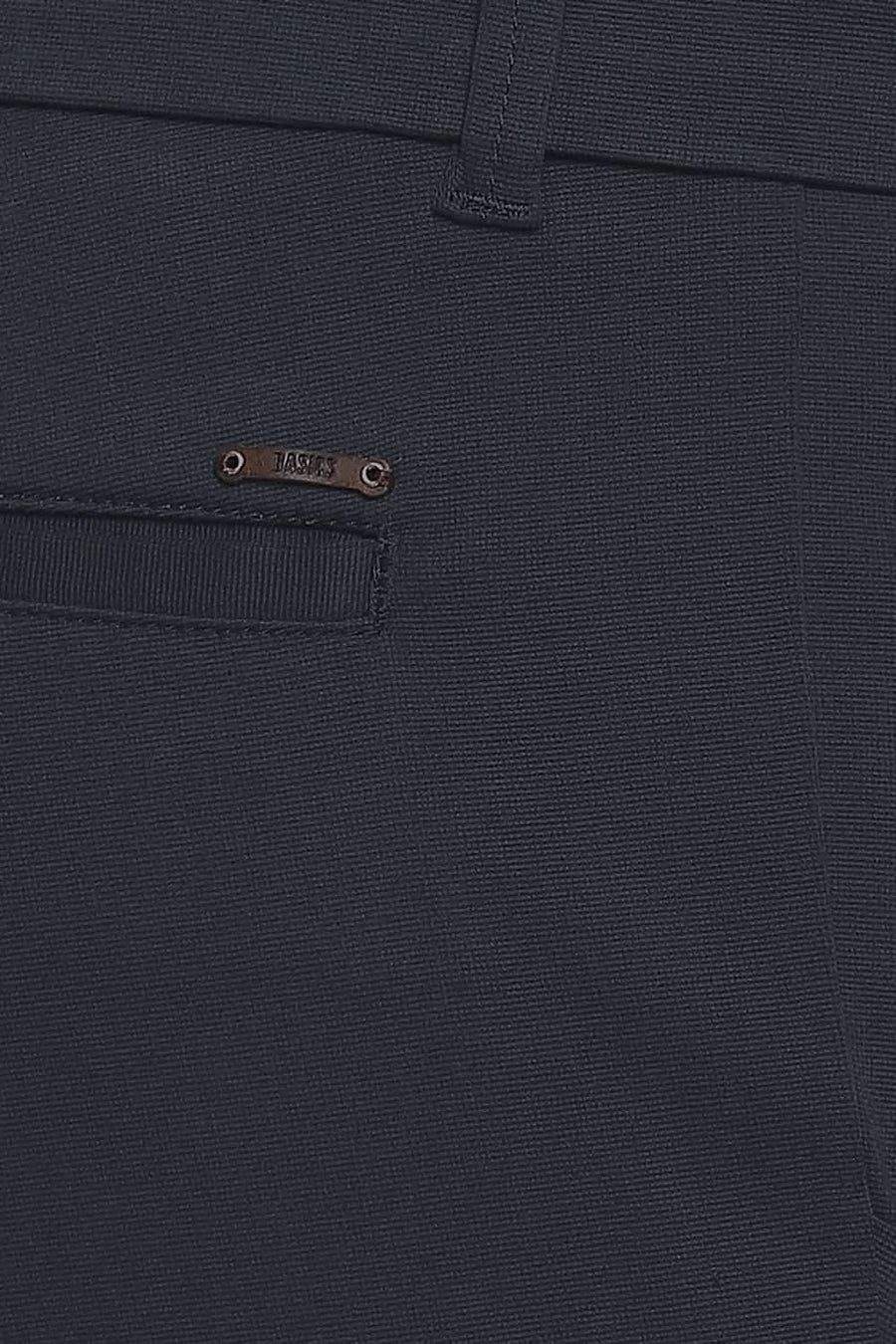 BASICS TAPERED FIT SPRUCE NAVY STRETCH TROUSER