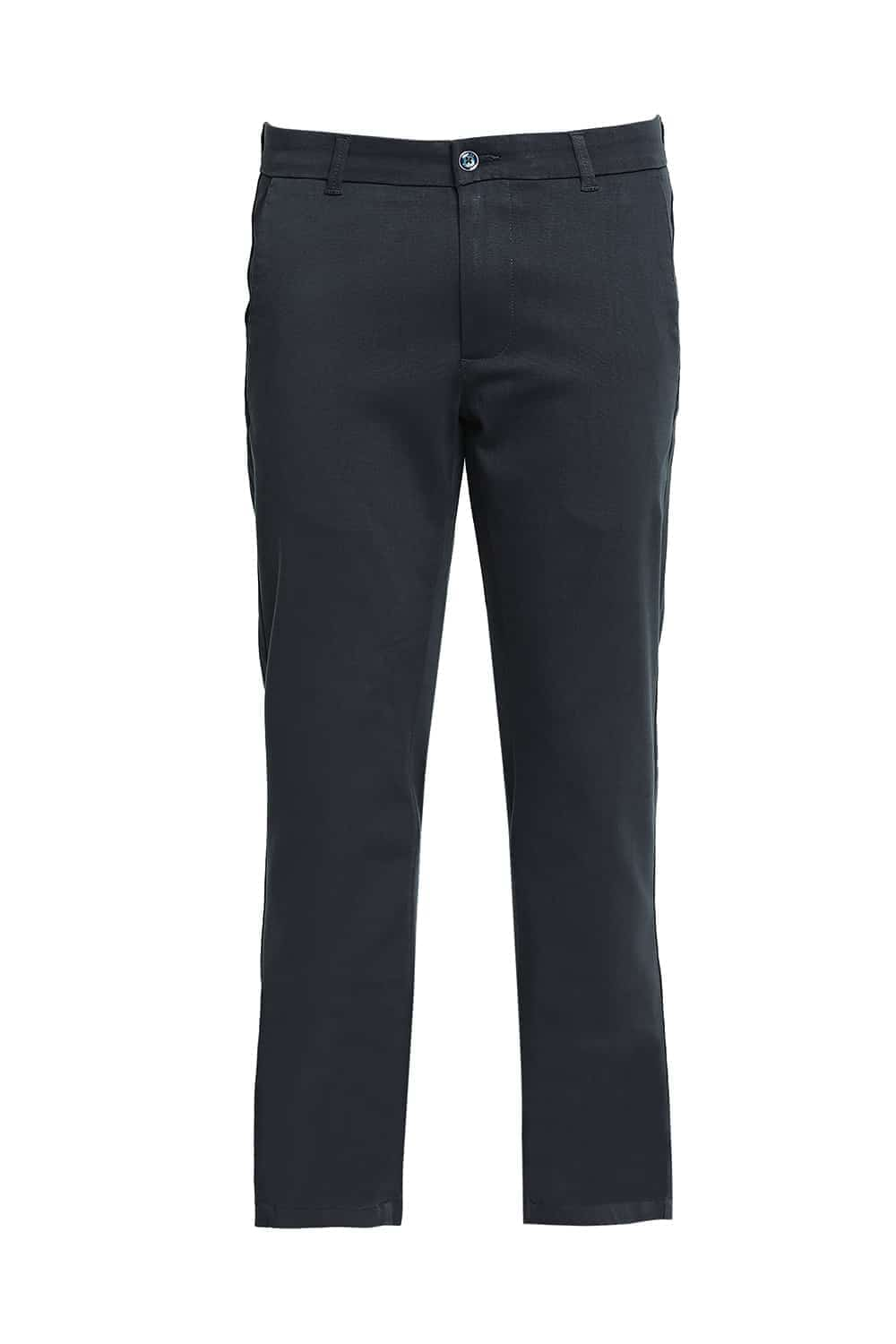 BASICS TAPERED FIT STRETCH TROUSER