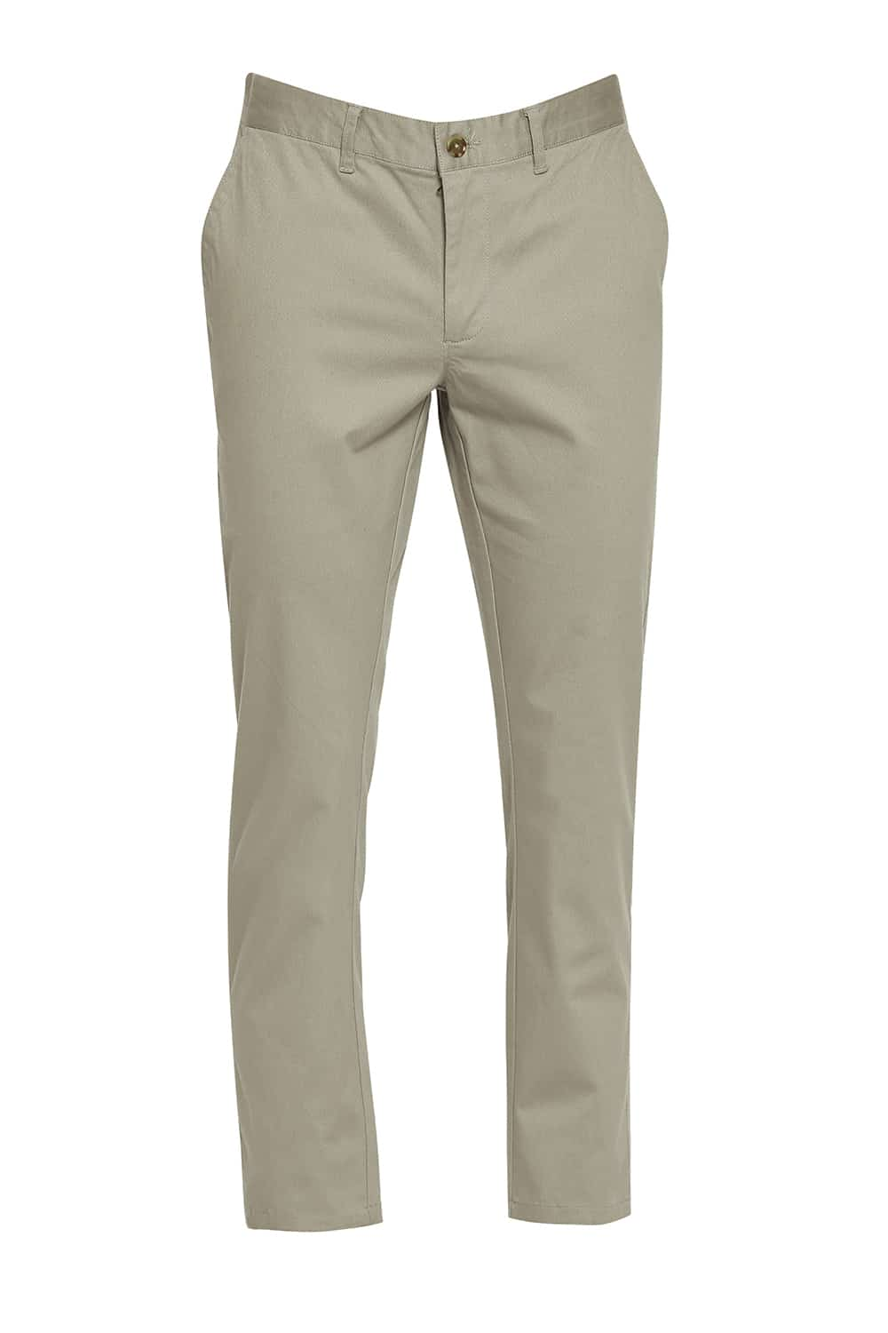 BASICS TAPERED FIT STRETCH TROUSERS