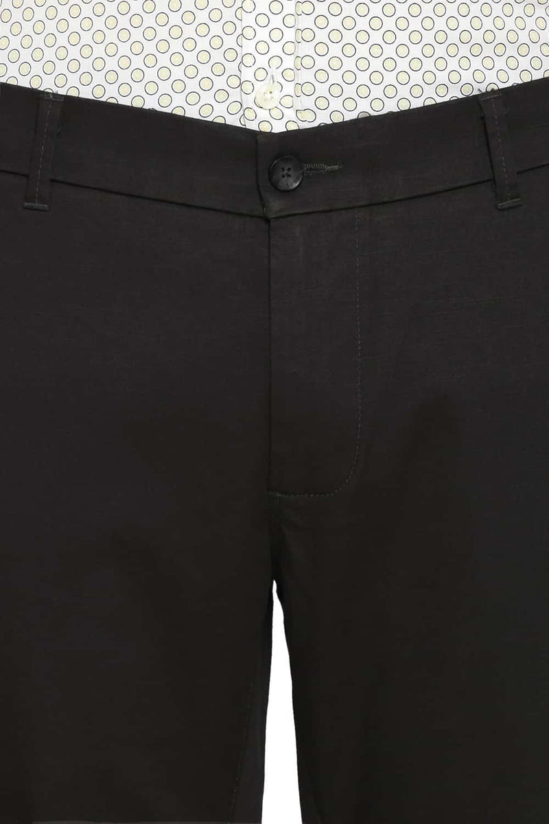 BASICS TAPERED FIT STRETCH TROUSERS