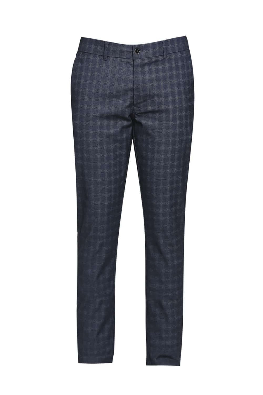 BASICS SKINNY FIT OCEANVIEW NAVY STRETCH TROUSER