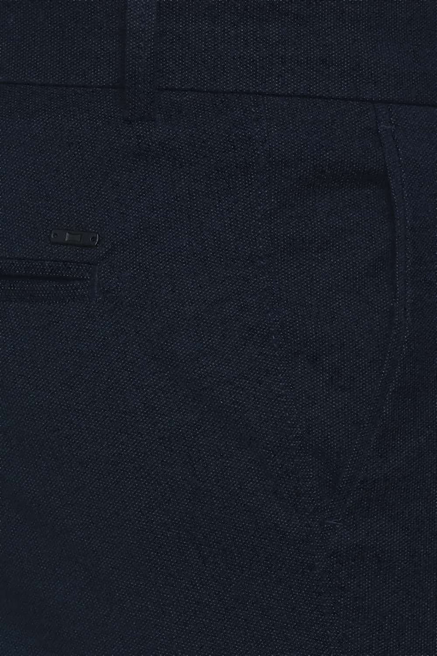 BASICS SKINNY FIT STRATIFIED NAVY STRETCH TROUSER