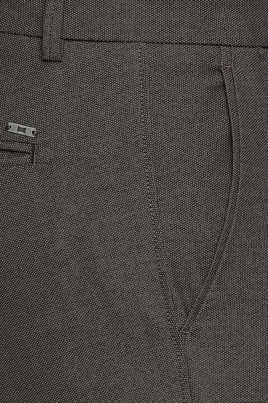 BASICS SKINNY FIT SLATE BROWN STRETCH TROUSER