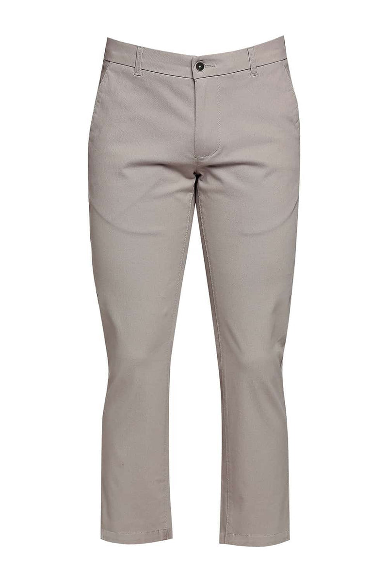 BASICS TAPERED FIT STRETCH TROUSER