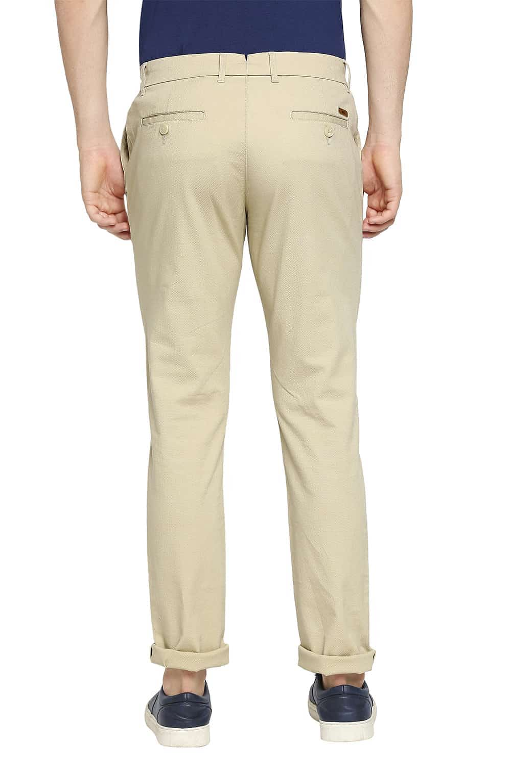 BASICS TAPERED FIT STRETCH TROUSER