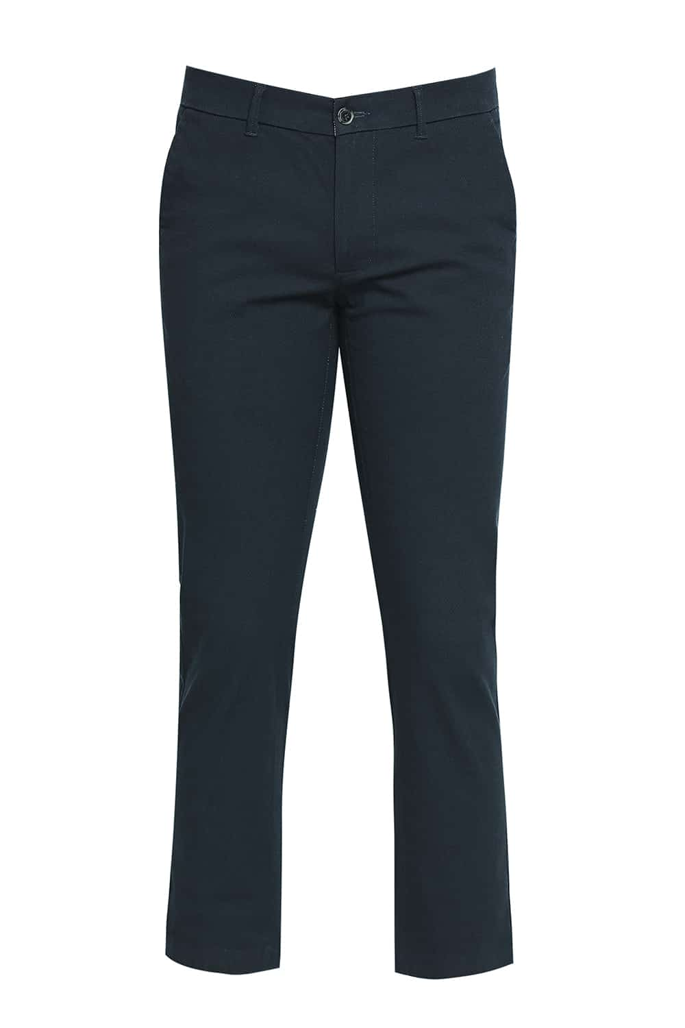 BASICS TAPERED FIT STRETCH TROUSER