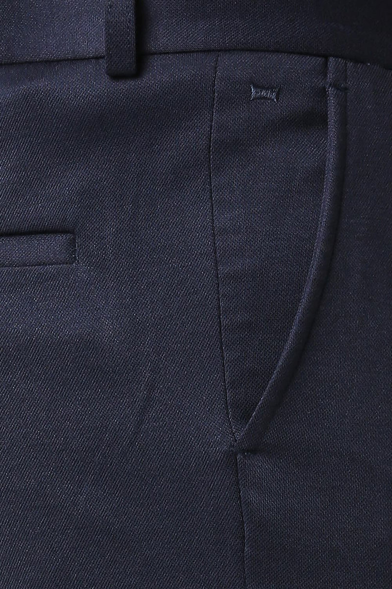 BASICS TAPERED FIT KNIT TROUSERS