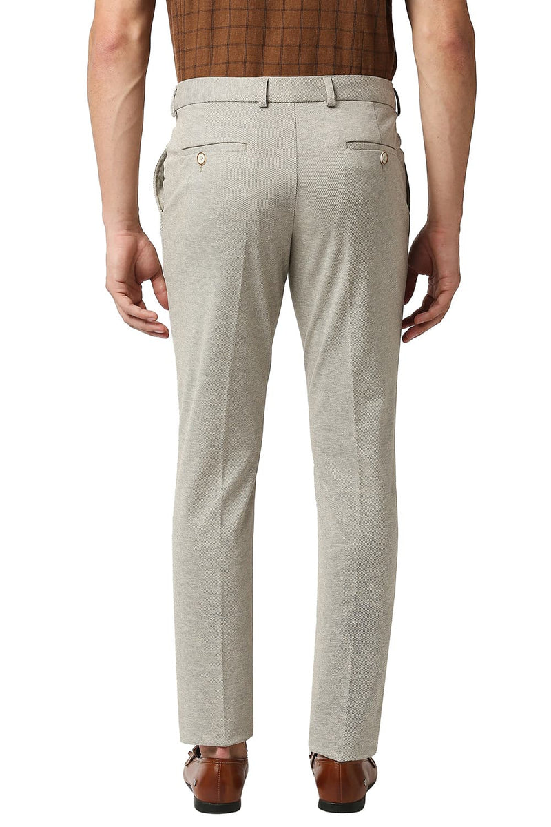 BASICS TAPERED FIT KNIT TROUSERS