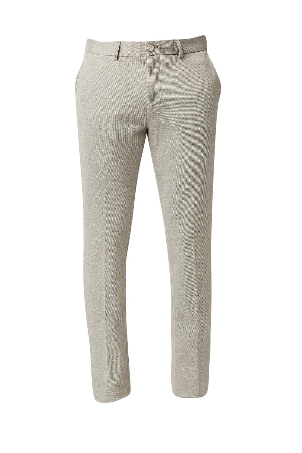 BASICS TAPERED FIT KNIT TROUSERS