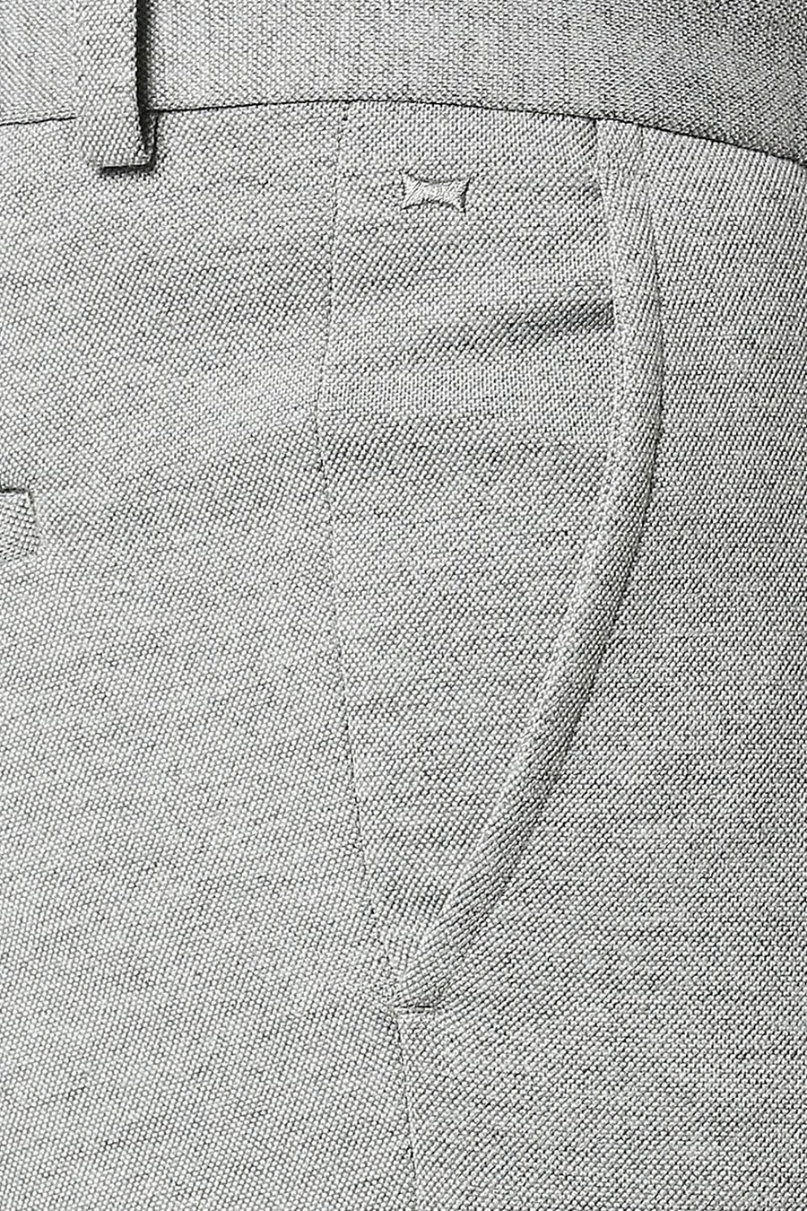 BASICS TAPERED FIT ANTARCTICA GREY KNIT TROUSERS