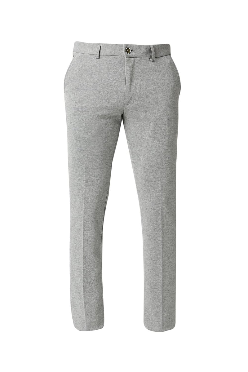 BASICS TAPERED FIT KNIT TROUSERS