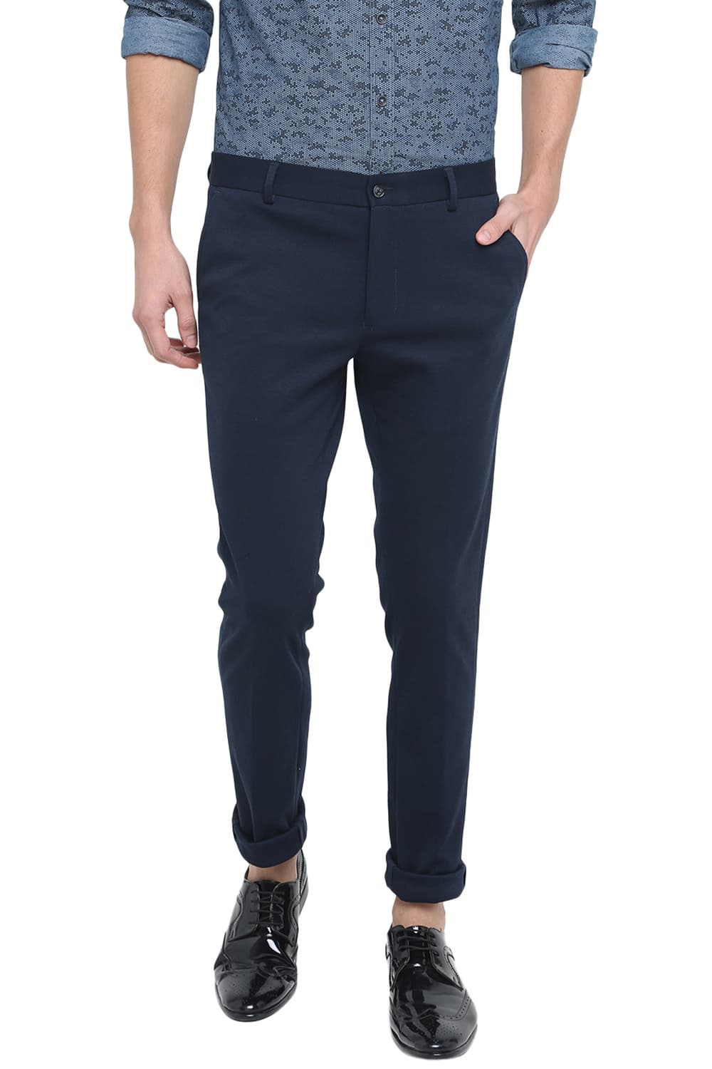 BASICS TAPERED FIT KNIT TROUSER