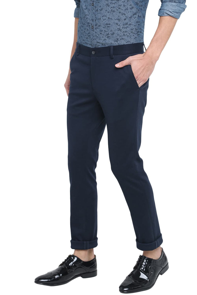 BASICS TAPERED FIT KNIT TROUSER