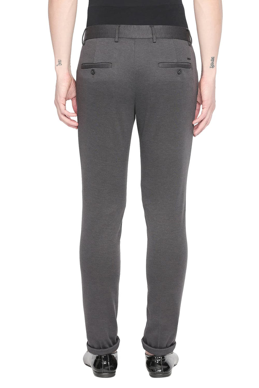 BASICS TAPERED FIT CASTLE ROCK KNIT TROUSER