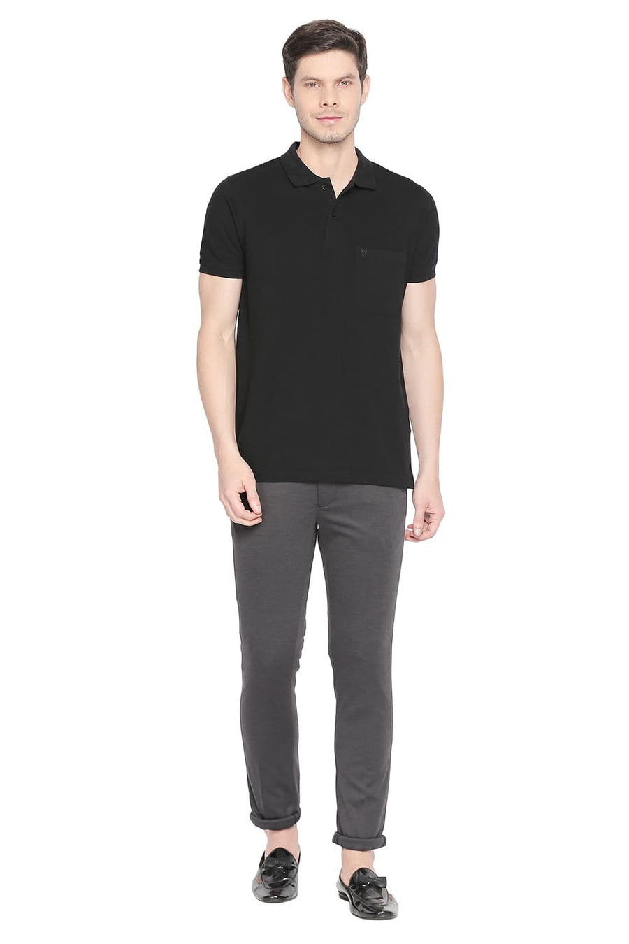 BASICS TAPERED FIT CASTLE ROCK KNIT TROUSER