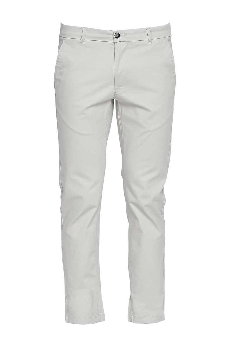 BASICS TAPERED FIT PELICAN STRETCH TROUSER