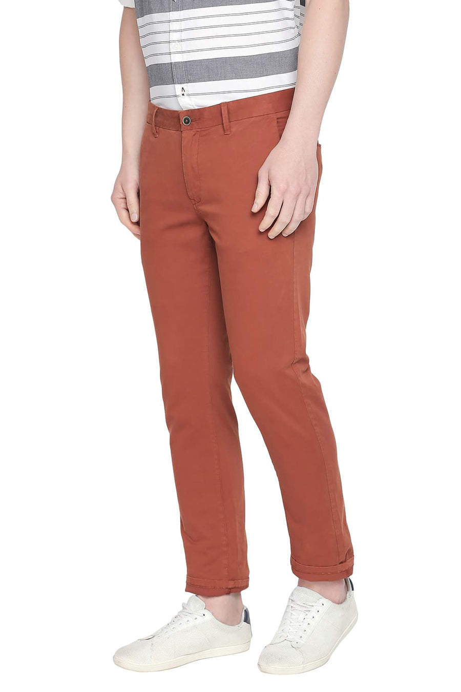 BASICS TAPERED FIT PICANTE STRETCH TROUSER