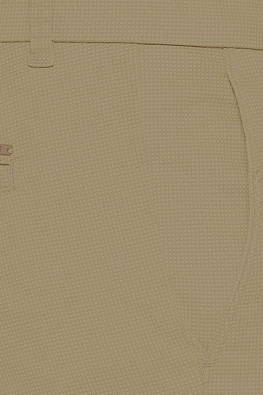 BASICS TAPERED FIT LARK KHAKI STRETCH TROUSER