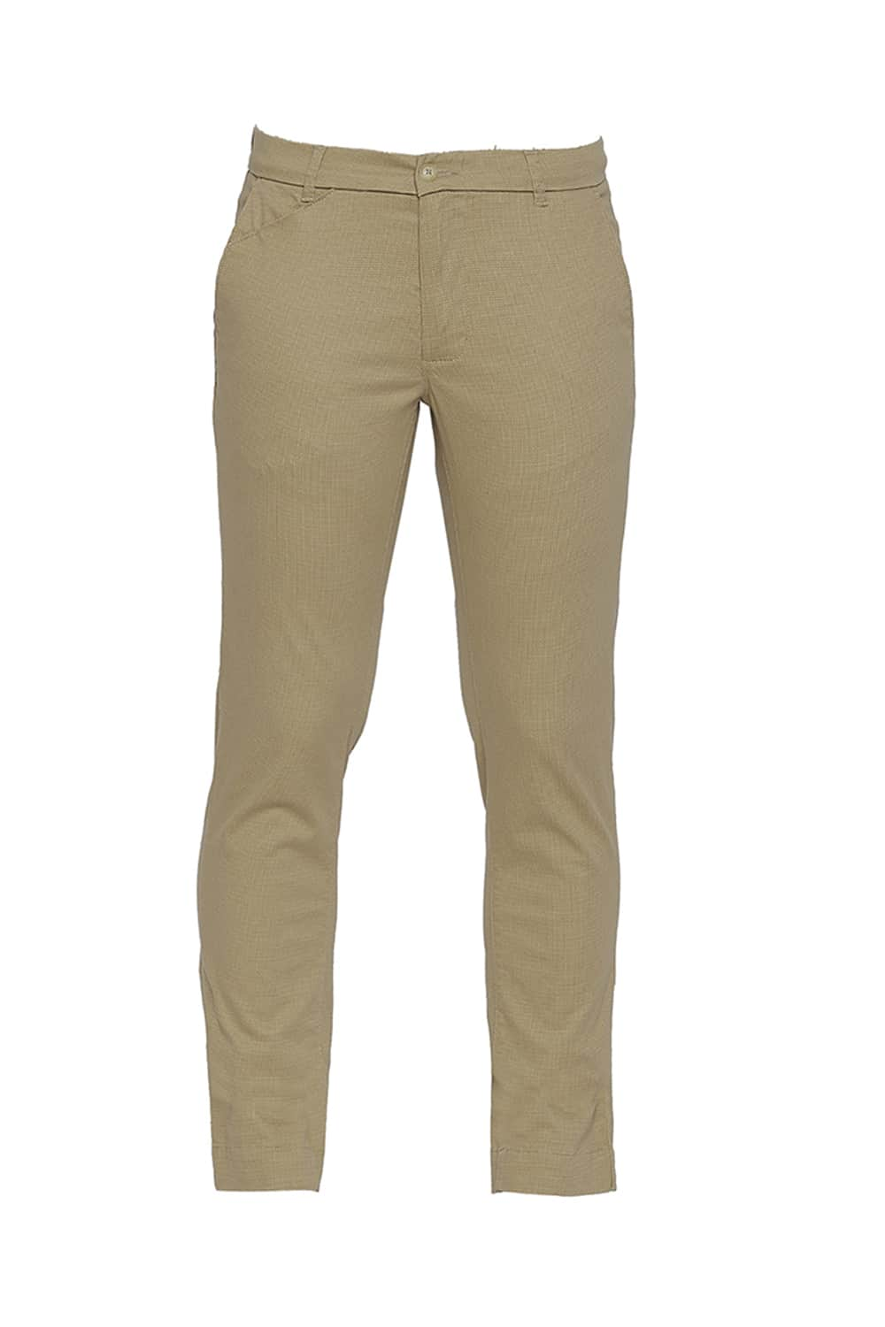 BASICS TAPERED FIT STRETCH TROUSER