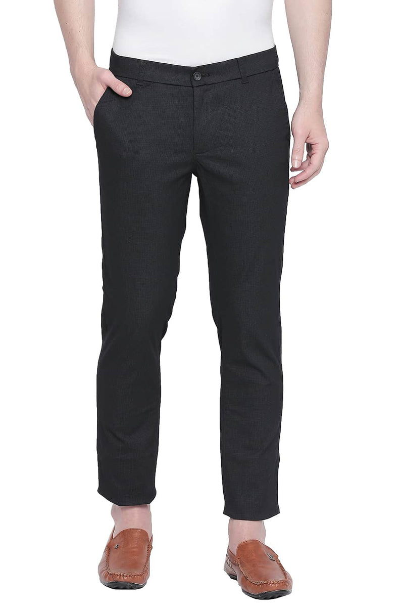 BASICS TAPERED FIT STRETCH TROUSER