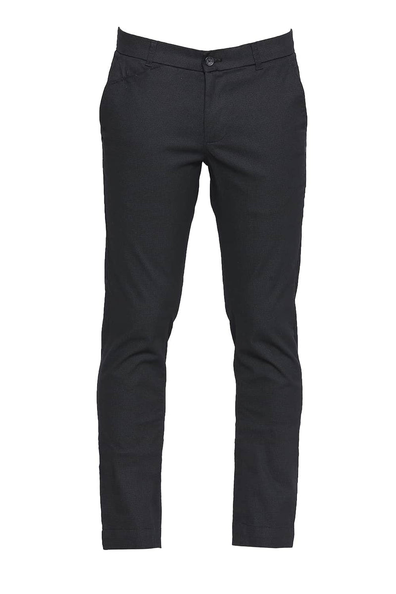 BASICS TAPERED FIT STRETCH TROUSER