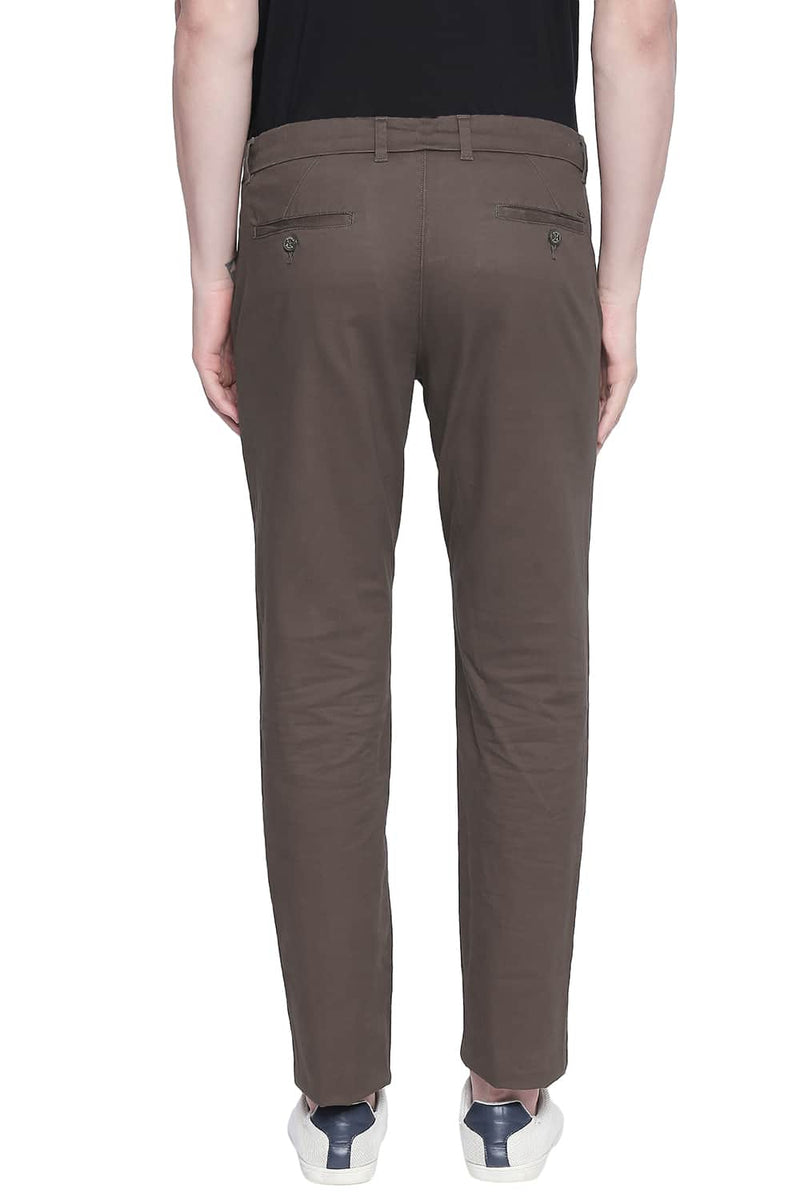 BASICS TAPERED FIT STRETCH TROUSER