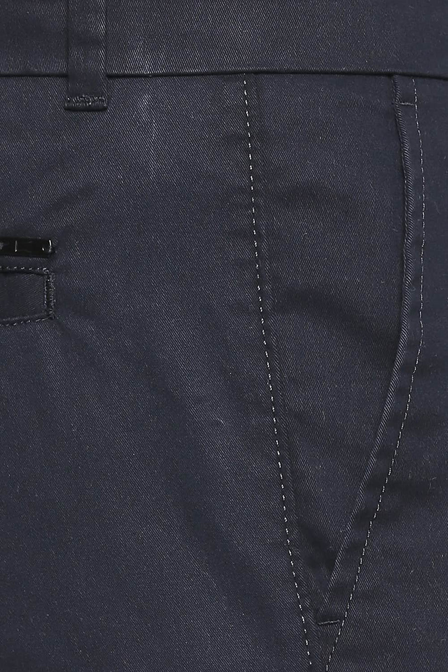 BASICS TAPERED FIT GRAPHITE STRETCH TROUSER
