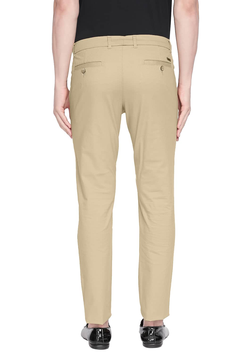 BASICS TAPERED FIT STRETCH TROUSER