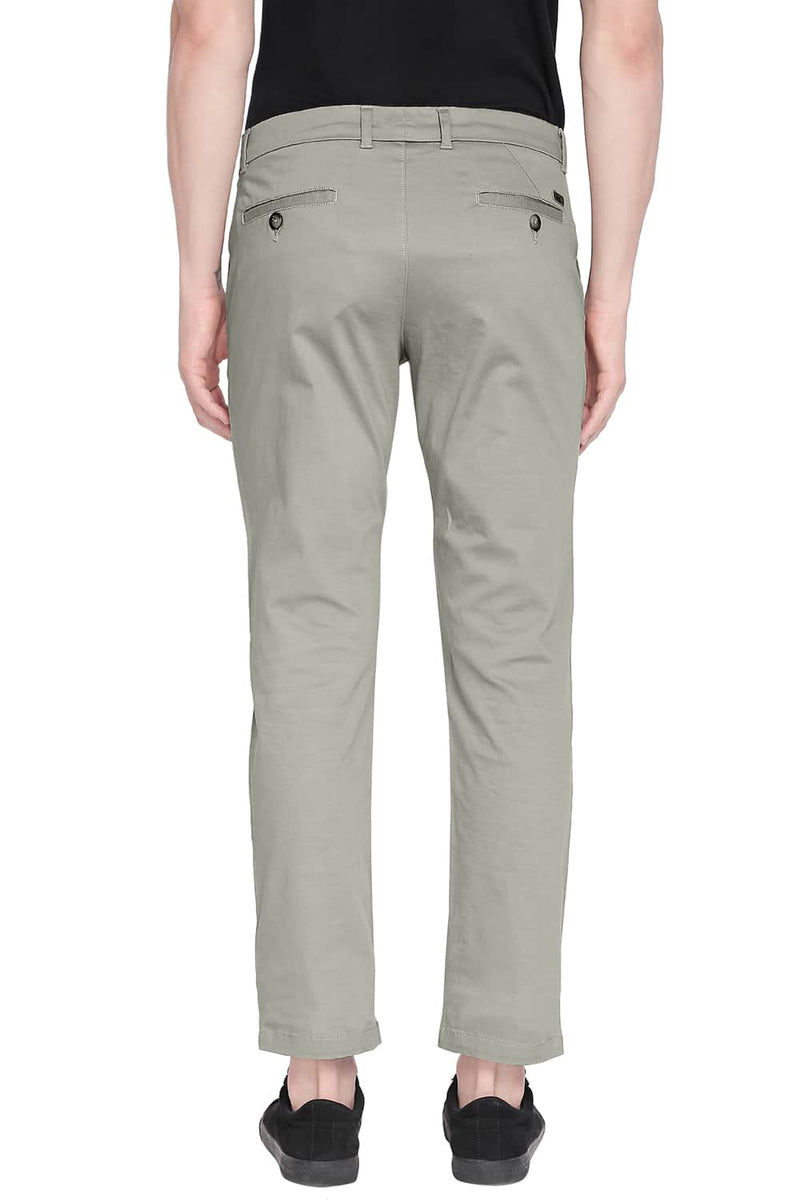 BASICS TAPERED FIT STRETCH TROUSER