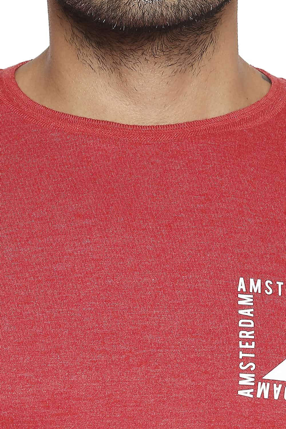 BASICS MUSCLE FIT CREW NECK T SHIRT