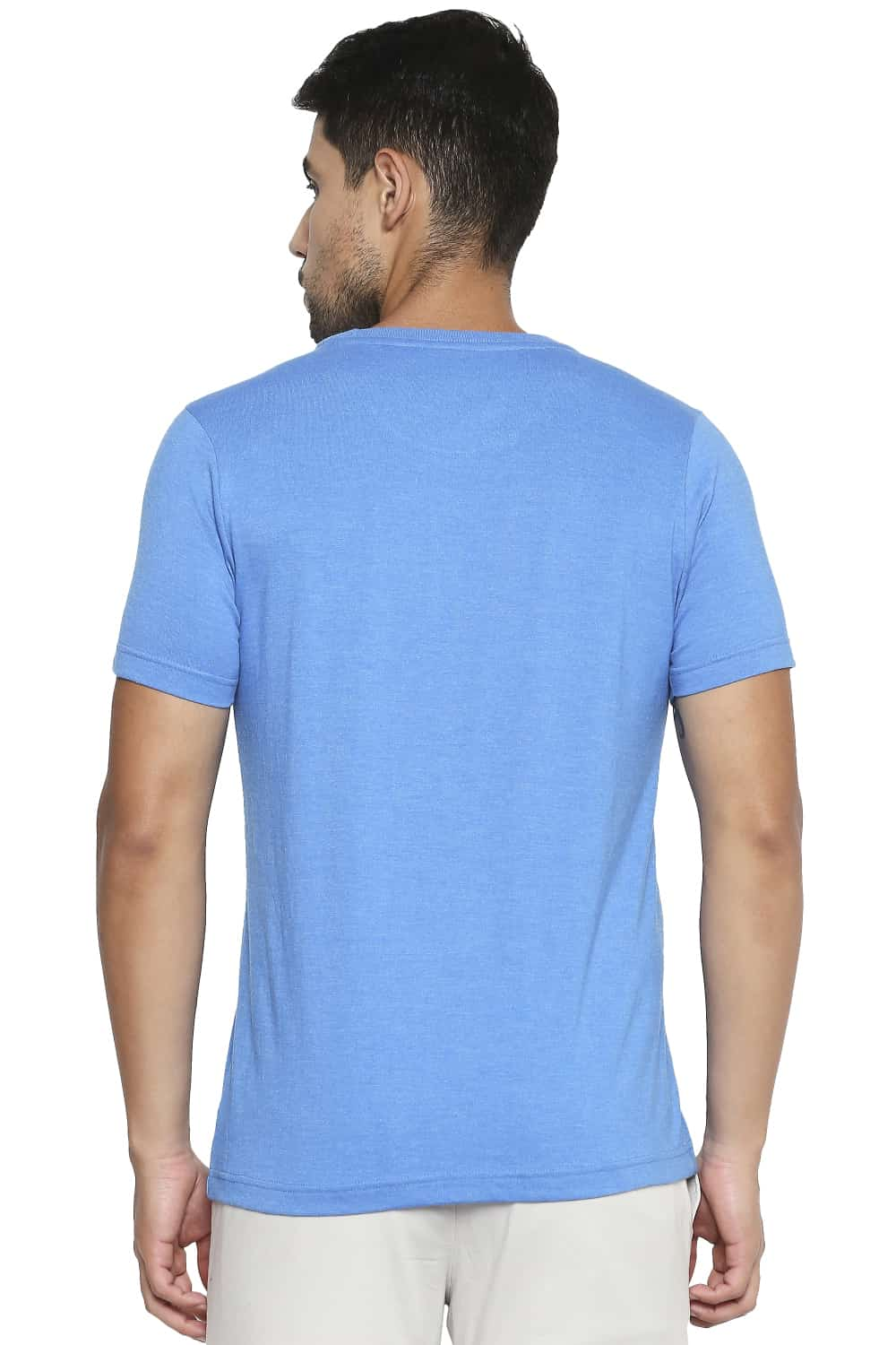 BASICS MUSCLE FIT CREW NECK T SHIRT