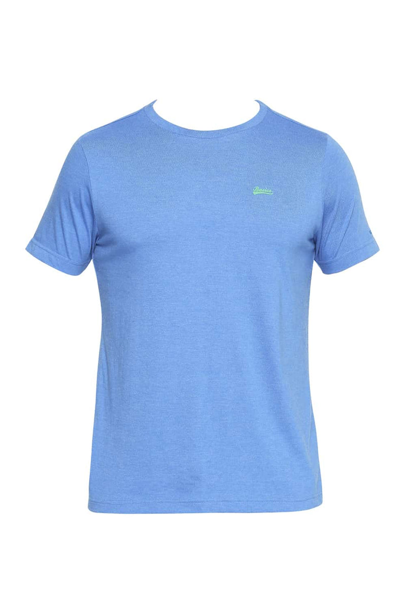 BASICS MUSCLE FIT CREW NECK T SHIRT