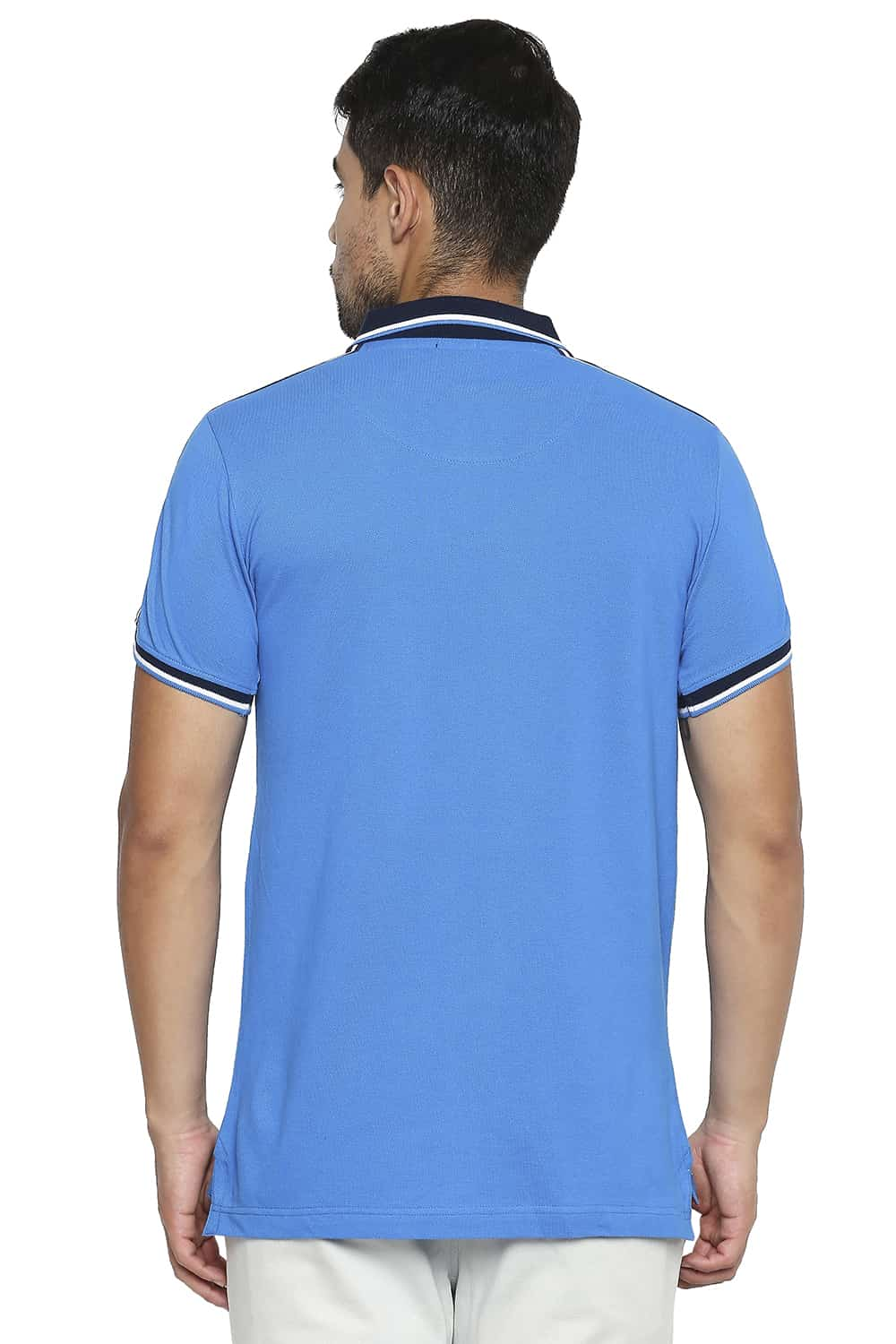 BASICS MUSCLE FIT POLO T SHIRT