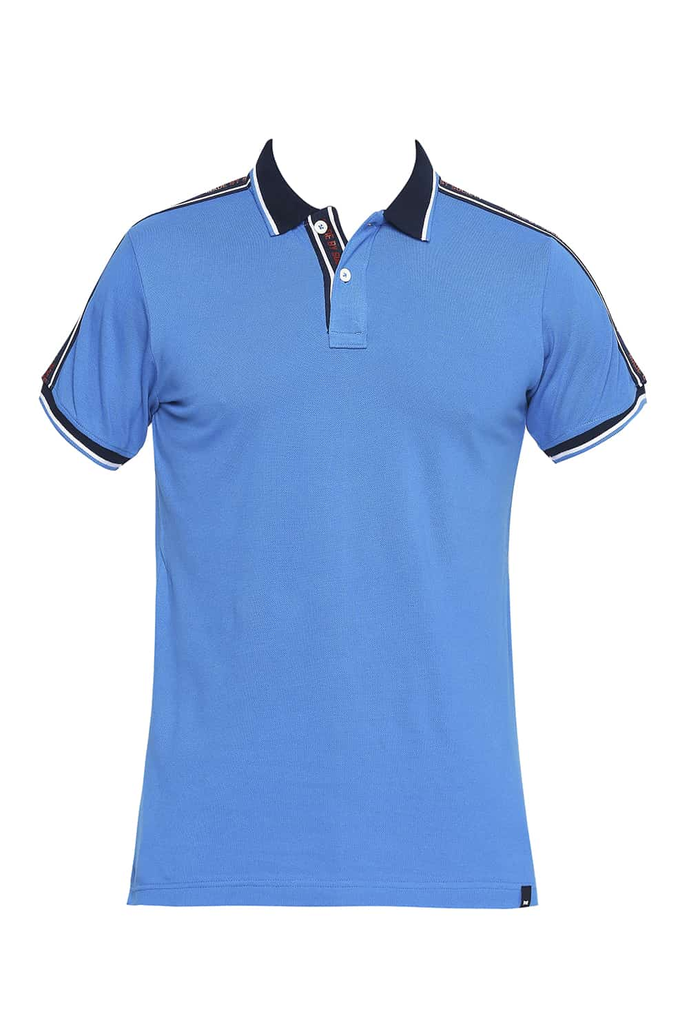 BASICS MUSCLE FIT POLO T SHIRT