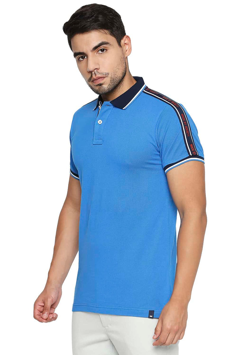 BASICS MUSCLE FIT POLO T SHIRT