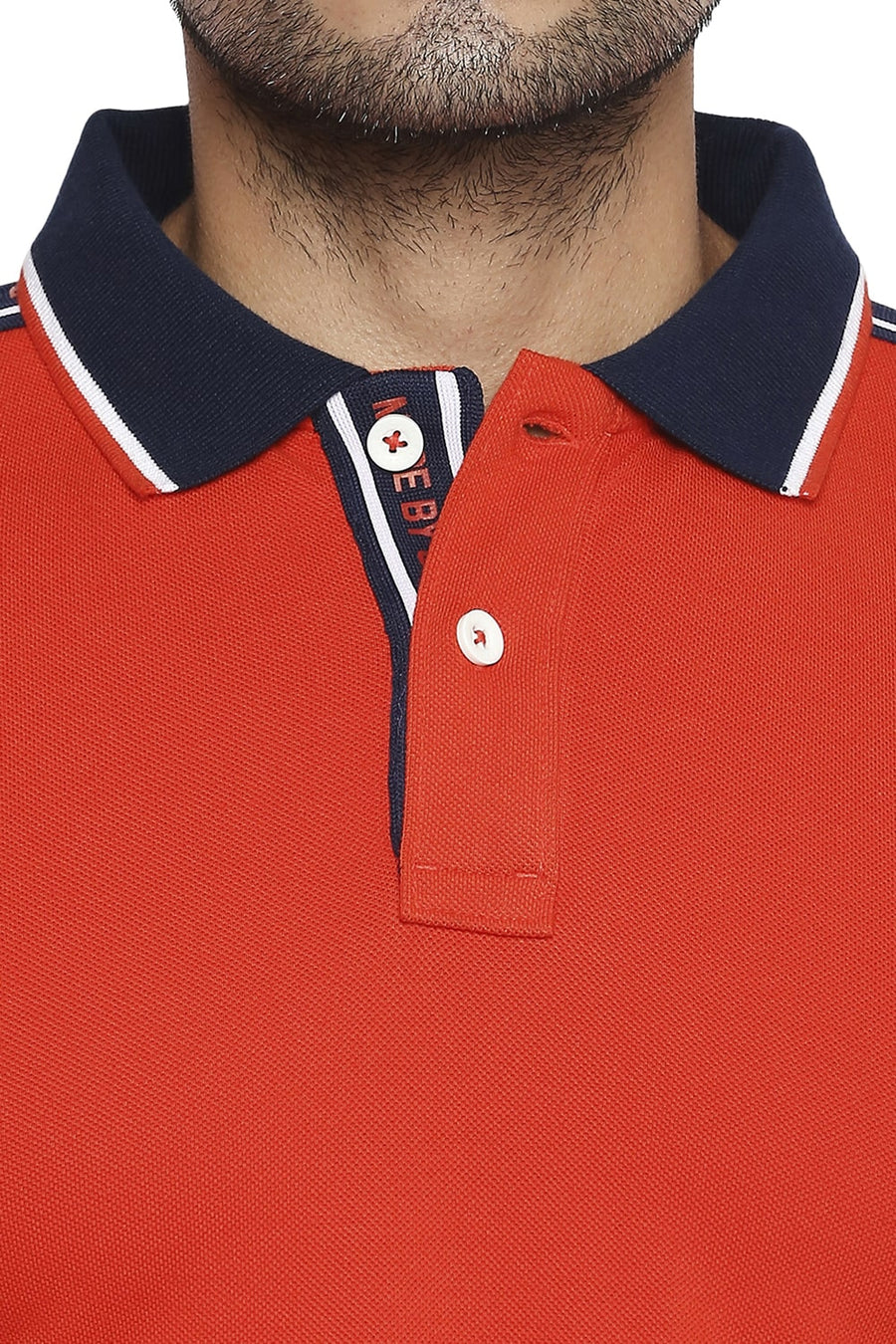Basics Muscle Fit Fiery Red Polo T Shirt