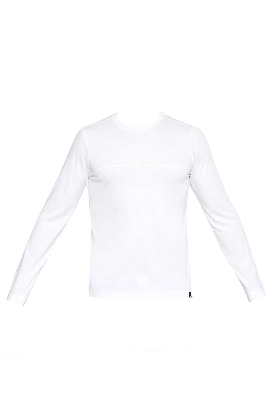 BASICS MUSCLE FIT BRIGHT WHITE CREW NECK T SHIRT